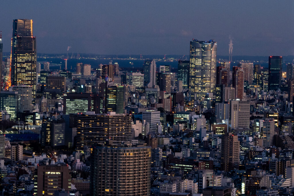 Roppongi Hills seen from Tokyo Metropolitan Government Building