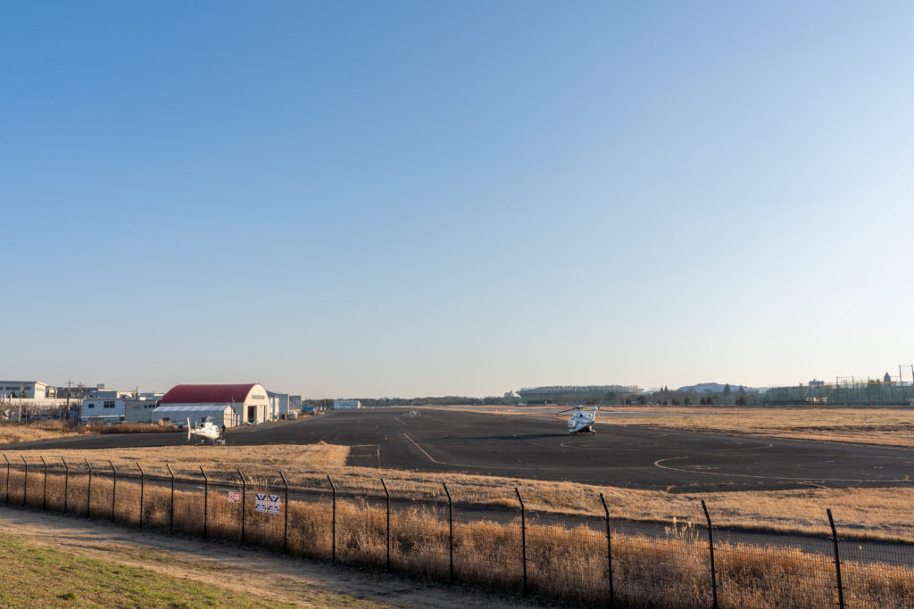 Musashinomori Park and Chofu Airport