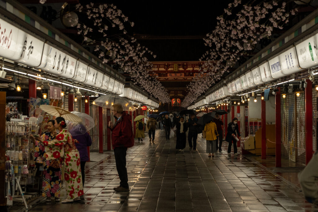 Nakamise Shopping Street at Sensoji Temple