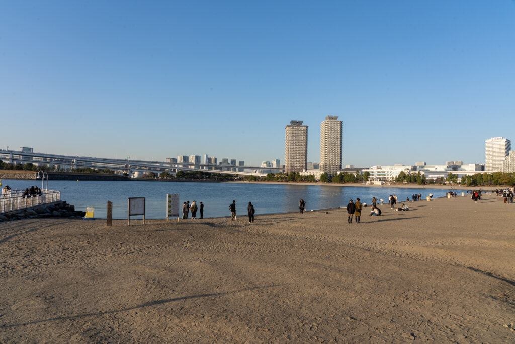Odaiba Beach at Odaiba Marine Park